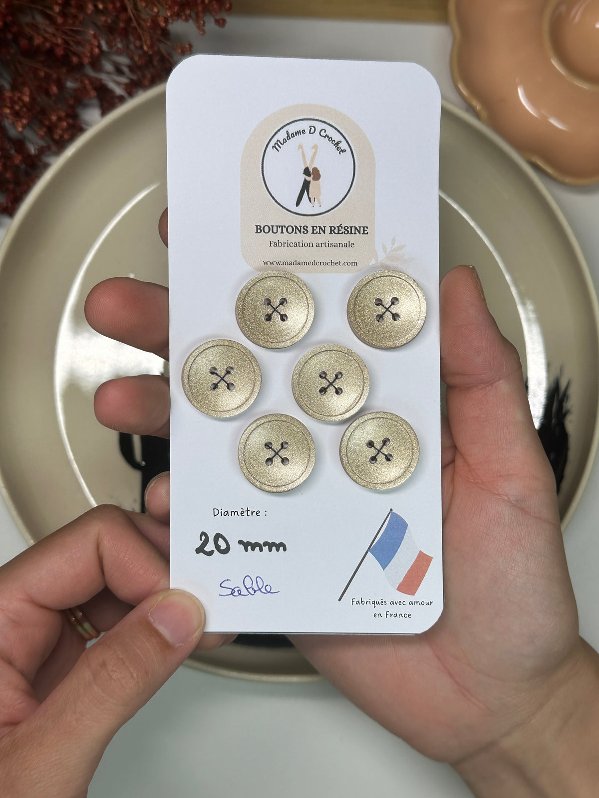 Paillette 20mm avec bordure