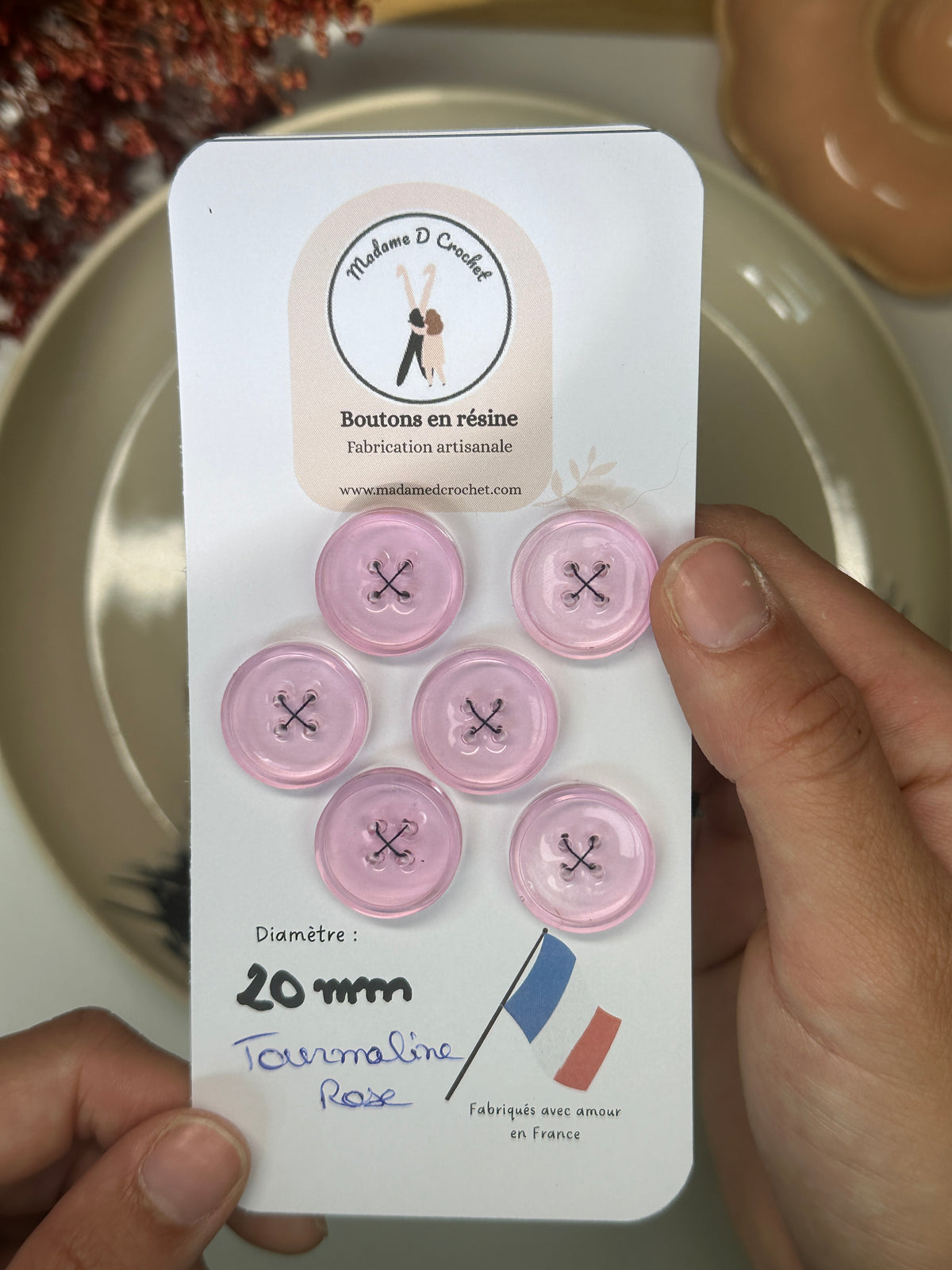Précieux 20mm avec bordure