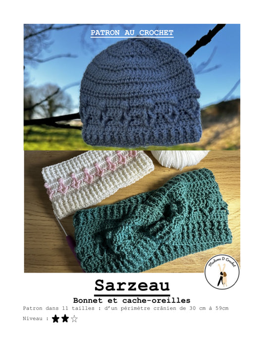 FR - Patron PDF Sarzeau bonnet/cache-oreilles